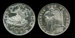 Монако 1997 г. KM# 176 • 100 франков • 700-летие династии Гримальди • серебро • памятный выпуск • MS BU
