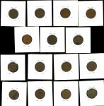 Канада 1920-1950 гг. • 1 цент • Георг V - Георг VI • погодовка 15 разных • регулярный выпуск • VF-XF