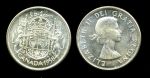Канада 1958 г. • KM# 53 • 50 центов • Елизавета II • серебро • регулярный выпуск • MS BU пруфлайк