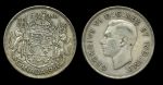 Канада 1941 г. • KM# 36 • 50 центов • Георг VI • серебро • регулярный выпуск • XF