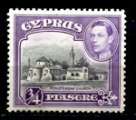 КИПР 1938-51гг. GB# 153 / 3/4 pi. / ГОРОД / MH OG VF / АРХИТЕКТУРА