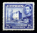 КИПР 1938-51гг. GB# 156 / 2 1/2pi. / ЗАМОК / MH OG VF / АРХИТЕКТУРА