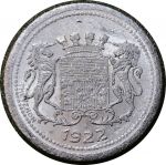 Франция • Амьен 1922 г. • 5 сантимов • герб города • нотгельд • AU