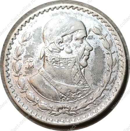 Мексика 1962 г. • KM# 459 • 1 песо • Хосе Мария Морелос • регулярный выпуск • XF-