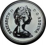 Канада 1979 г. • KM# 77.2 • 10 центов • Елизавета II • парусник • регулярный выпуск • MS BU пруфлайк!