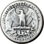 США 1942 г. S • KM# 164 • квотер (25 центов) • Джордж Вашингтон • серебро • регулярный выпуск • F