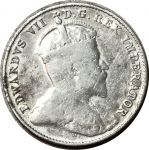 Ньюфаундленд 1904 г. H • KM# 8 • 10 центов • Эдуард VII • серебро • регулярный выпуск • F