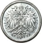 Австрия 1910 г. • KM# 2802 • 10 геллеров • регулярный выпуск • MS BU Люкс!!