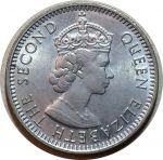 Малайя и Британское Борнео 1961 г. H • KM# 2 • 10 центов • Елизавета II • регулярный выпуск • MS BU ( кат. - $20 )