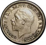 Великобритания 1936 г. • KM# 831 • 3 пенса • Георг V • регулярный выпуск • BU- ( кат. - $15 )