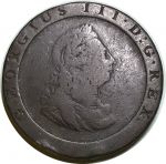 Великобритания 1797 г. • KM# 618 • 1 пенни • Георг III • регулярный выпуск • F+ ( кат. - $30 )