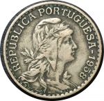 Португалия 1958 г. • KM# 578 • 1 эскудо • "Свобода" • герб • регулярный выпуск • XF- ( кат. - $5 )