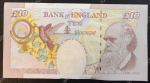 Великобритания 2015 г. • P# 389 • 10 фунтов • Елизавета II • Чарльз Дарвин • регулярный выпуск • V. Cleland • UNC пресс-