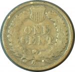 США 1891 г. • KM# 90a • 1 цент • "Индеец" • регулярный выпуск • F-VF