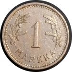 Финляндия 1932 г. S • KM# 30 • 1 марка • финский "лев" • регулярный выпуск • AU