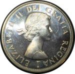 Канада 1963 г. • KM# 56 • 50 центов • Елизавета II • серебро • регулярный выпуск • MS BU пруфлайк!