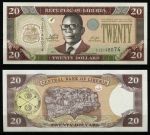 Либерия 2011 г. • P# 28f • 20 долларов • Уильям Табмен • регулярный выпуск • UNC пресс ( кат. - $ 5 )