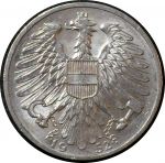Австрия 1952 г. • KM# 2871 • 1 шиллинг • регулярный выпуск • MS BU Люкс! ( кат.- $5 )
