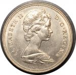 Канада 1976 г. • KM# 75.1 • 50 центов • Елизавета II • регулярный выпуск • MS BU
