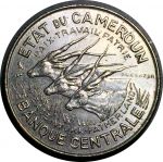 Камерун 1968 г. • KM# 14 • 100 франков • гигантские антилопы • регулярный выпуск • MS BU Люкс!