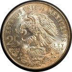 Мексика 1968 г. • KM# 479 • 25 песо • Олимпиада, Мехико • серебро • регулярный выпуск • MS BU Люкс!!