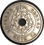 Южная Родезия 1942 г. • KM# 25 • 1 пенни • регулярный выпуск • XF+  ( кат.- $30+ )