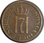 Норвегия 1913 г. • KM# 371 • 2 эре • регулярный выпуск • XF- ( кат. - $12 )