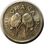 Гана 1996 г. • KM# 34 • 500 цедис • Там-тамы • регулярный выпуск • MS BU