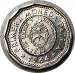 Аргентина 1964 г. • KM# 61 • 25 песо • 100-летие национальной валюты • регулярный выпуск • BU-