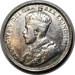 Ньюфаундленд 1912 г. • KM# 15 • 20 центов • Георг V • серебро • регулярный выпуск(год-тип) • XF+
