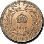 Ньюфаундленд 1920 г. C • KM# 16 • 1 цент • Георг V • регулярный выпуск • XF+