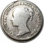 Великобритания 1843 г. • KM# 731.1 • 4 пенса (гроут) • Виктория • серебро(подарочное) • *