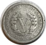 США 1906 г. • KM# 112 • 5 центов • "Свобода" • регулярный выпуск • VG-