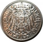 Германия 1910 г. D (Мюнхен) • KM# 18 • 25 пфеннигов • регулярный выпуск • MS BU Люкс!!