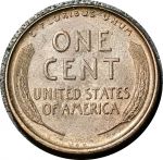 США 1909 г. VDB • KM# 132 • 1 цент • Авраам Линкольн • регулярный выпуск • AU+ коричн.