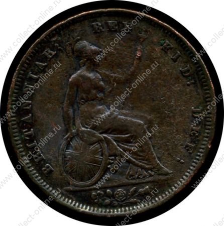 Великобритания 1831 г. • KM# 707 • 1 пенни • Вильгельм IV • первый год чеканки • регулярный выпуск • F-VF