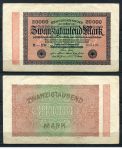 ГЕРМАНИЯ 1923г. P# 85b / 20000 МАРОК XF     