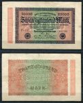 ГЕРМАНИЯ 1923г. P# 85b / 20000 МАРОК XF         