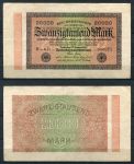 ГЕРМАНИЯ 1923г. P# 85b / 20000 МАРОК XF      