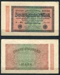 ГЕРМАНИЯ 1923г. P# 85b / 20000 МАРОК XF      