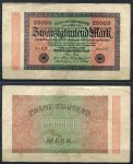 ГЕРМАНИЯ 1923г. P# 85b / 20000 МАРОК VF    