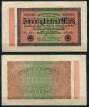 ГЕРМАНИЯ 1923г. P# 85b / 20000 МАРОК XF