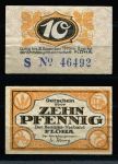 ФЛЕА 1920г. 10 пф. / UNC ПРЕСС