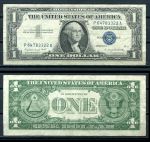 США 1957 г. A • P# 419a • 1 доллар • Джордж Вашингтон • серебряный сертификат • VF+