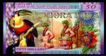 Тихоокеанские территории 2016 г. • 50 долларов • Бора-Бора (пластик) • локальный выпуск • UNC пресс