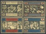 Германия • Хессиш-Ольдендорф 1921 г. • 25,50,75 пфеннигов, 1 марка • сцены ужасов • нотгельды • UNC пресс