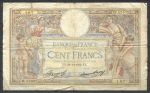 Франция 1936 г. (29-10) • P# 78c • 100 франков • регулярный выпуск • F-