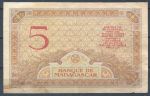 Мадагаскар 1937 г. • P# 35 • 5 франков • богиня Юнона • регулярный выпуск • F+