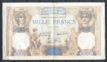 Франция 1939 г. (Paris 2-11) • P# 90c • 1000 франков • Церера и Меркурий • регулярный выпуск • VF*