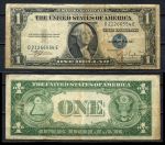 США 1935 г. C • P# 416c • 1 доллар • Джордж Вашингтон • серебряный сертификат • F-*